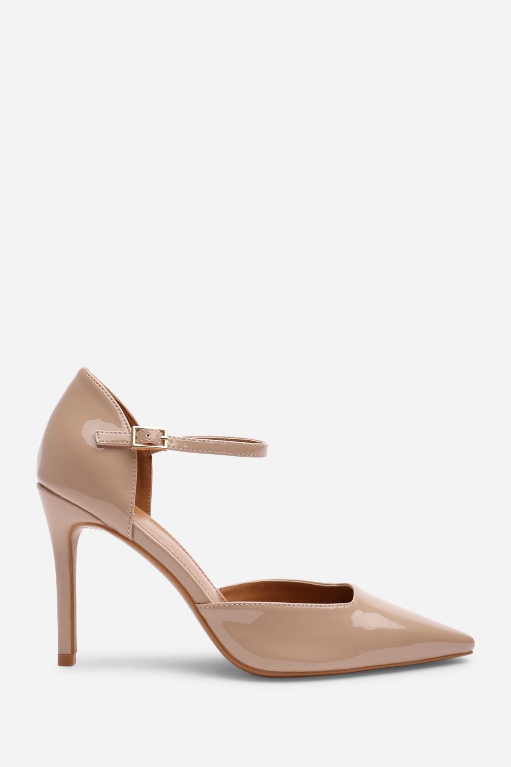 Where's That From 'Winnie' Pointed Toe Stilleto Court Heeled Shoe with Buckle Strap image 2