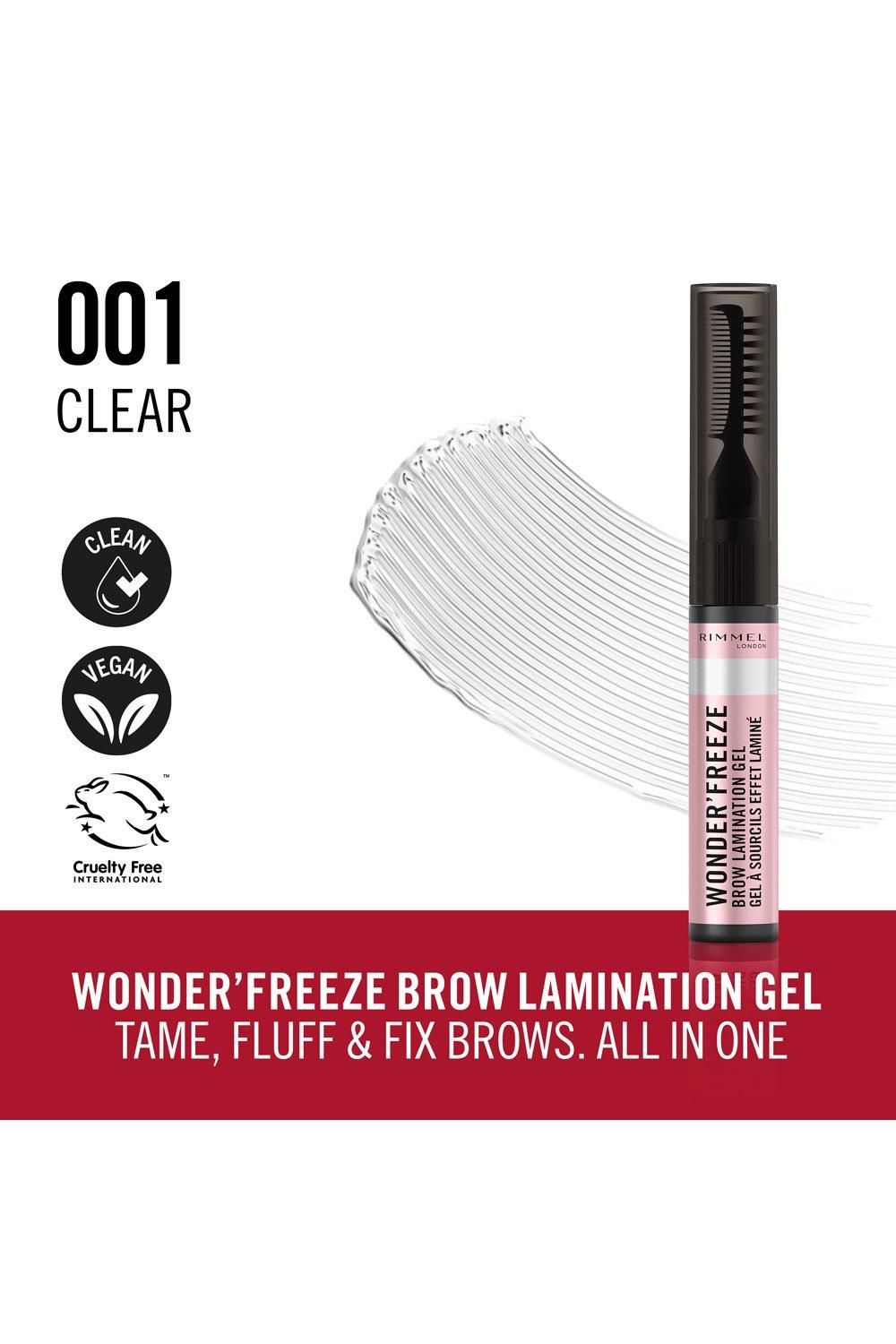 Rimmel London Wonder'Freeze Brow Lamination Gel Clear image 2