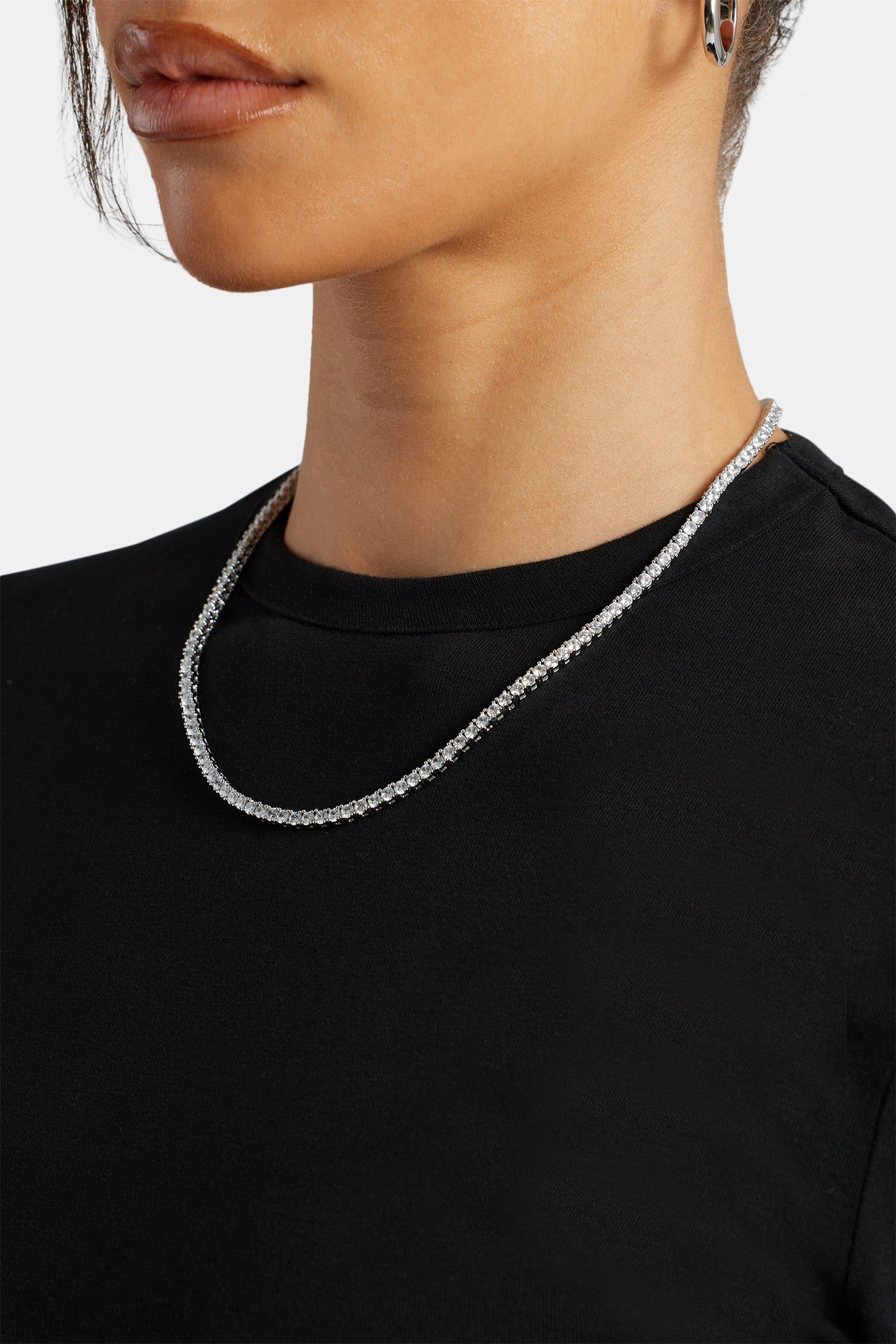 Cernucci Womens 3mm Tennis Chain image 4