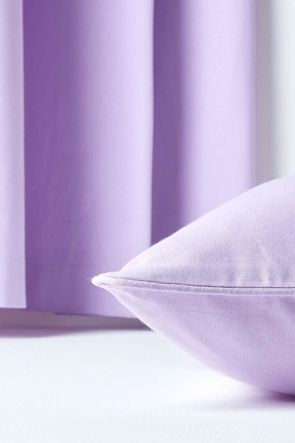 Homescapes Cotton Plain Cushion Cover image 5