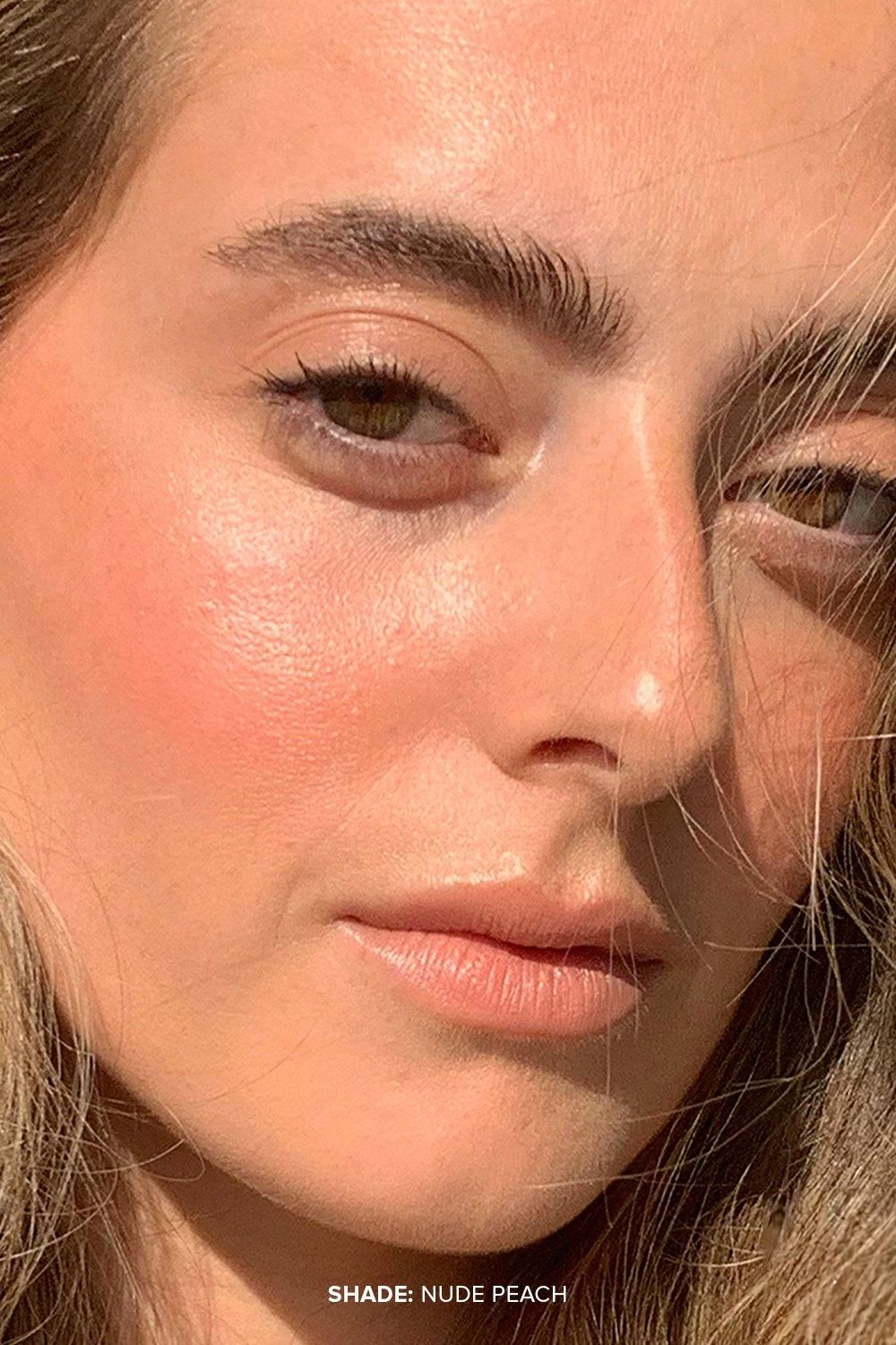 Nudestix Nudies All Over Face Matte Blush Nude Peach image 5