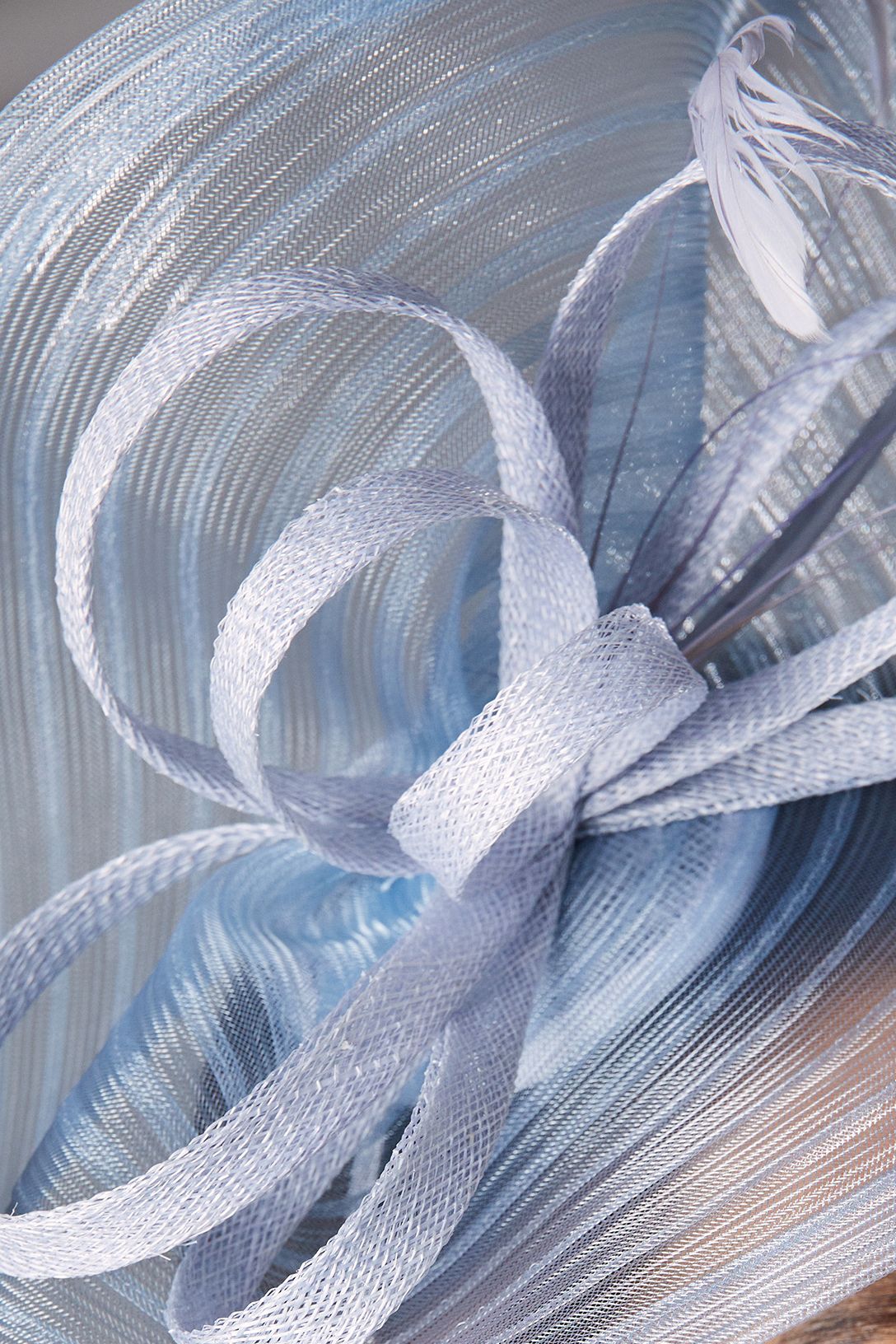 Coast Textured Loop Fascinator Blue image 3