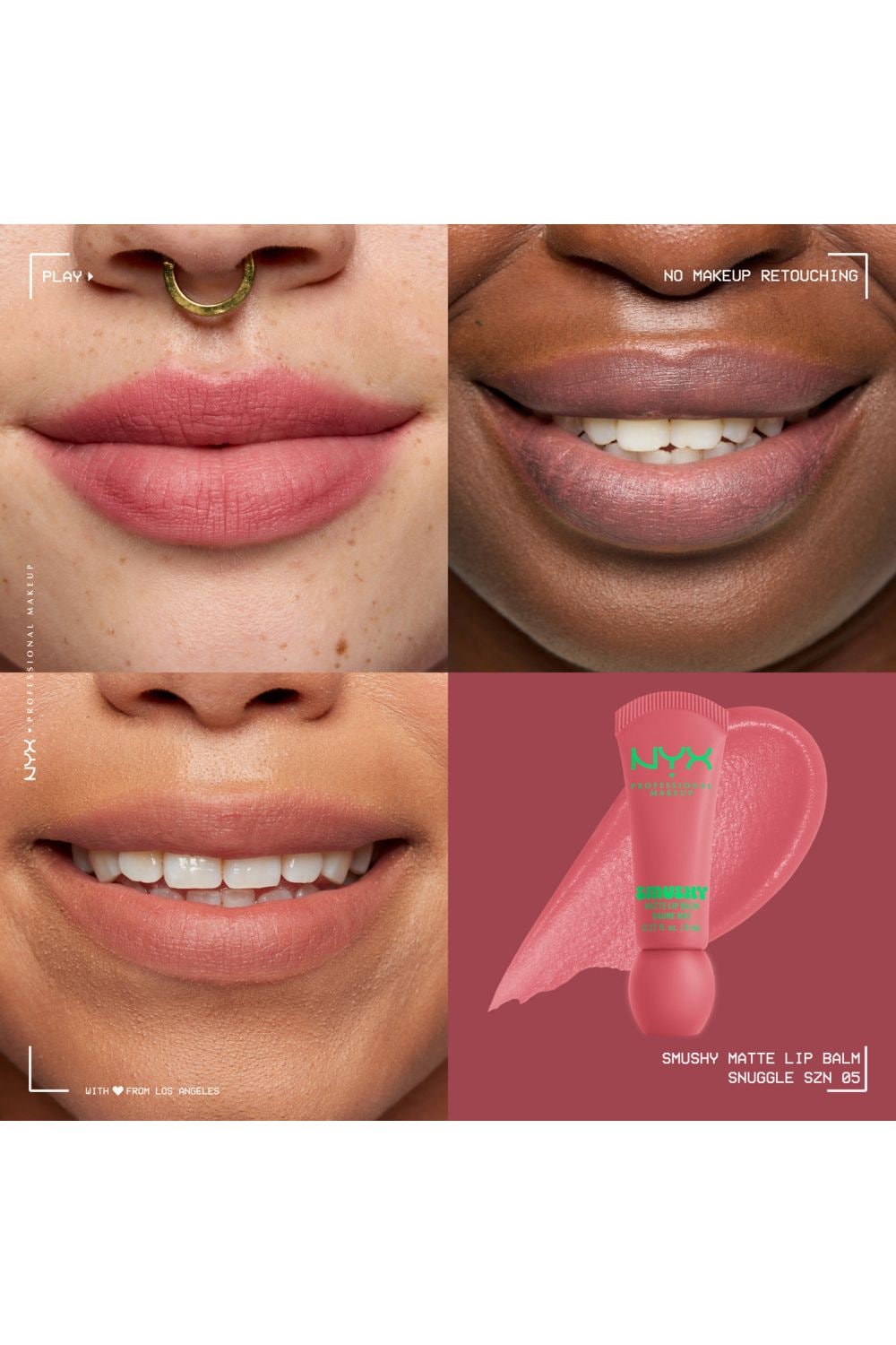 NYX Professional Makeup Smushy Matte Lip Balm 8ml Snuggle Szn image 4