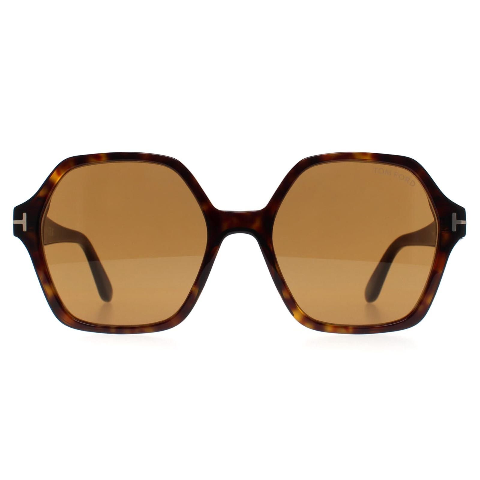 Tom Ford Square Dark Havana  Brown Romy FT1032 image 1