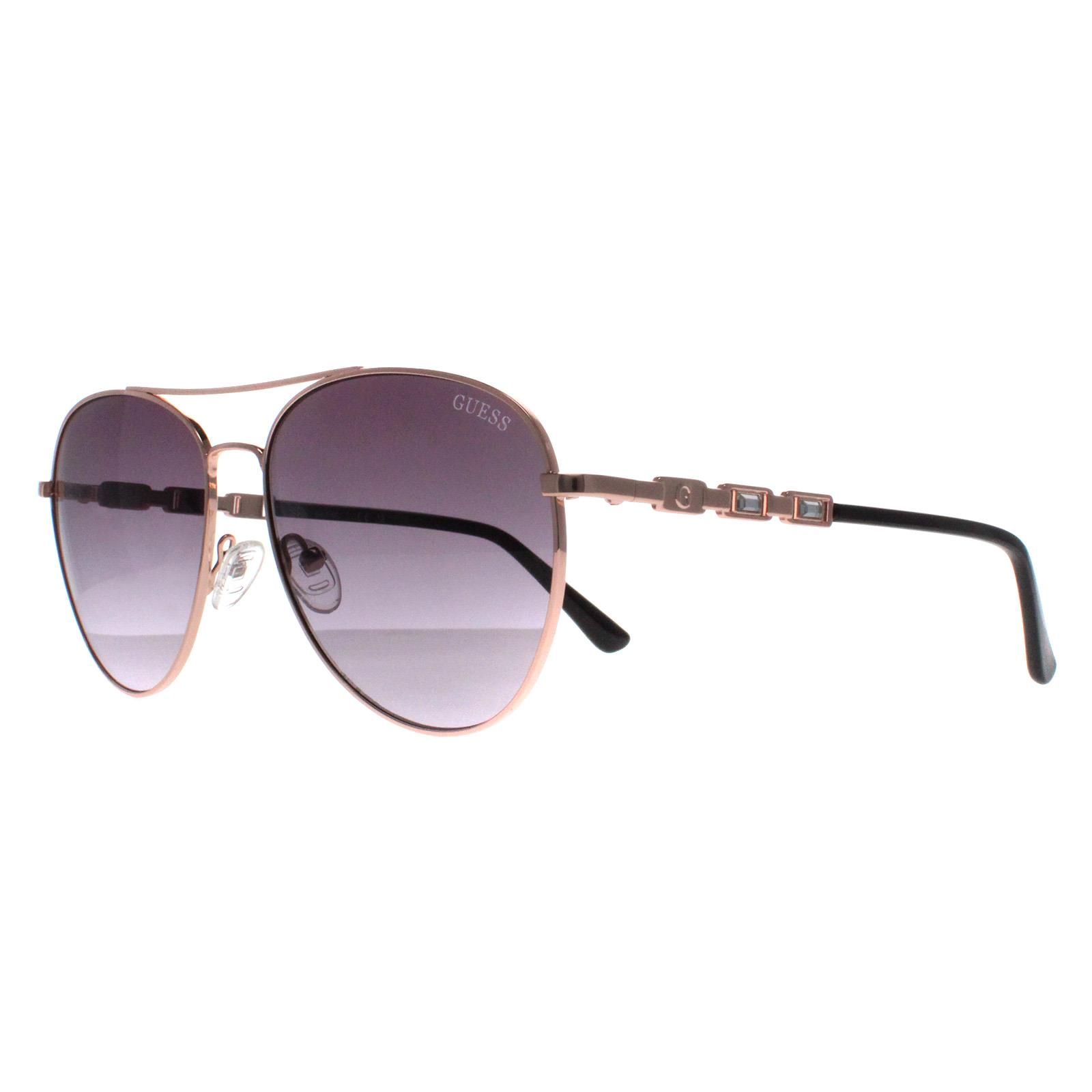 Guess Aviator Rose Gold Grey Gradient GF6143 image 2