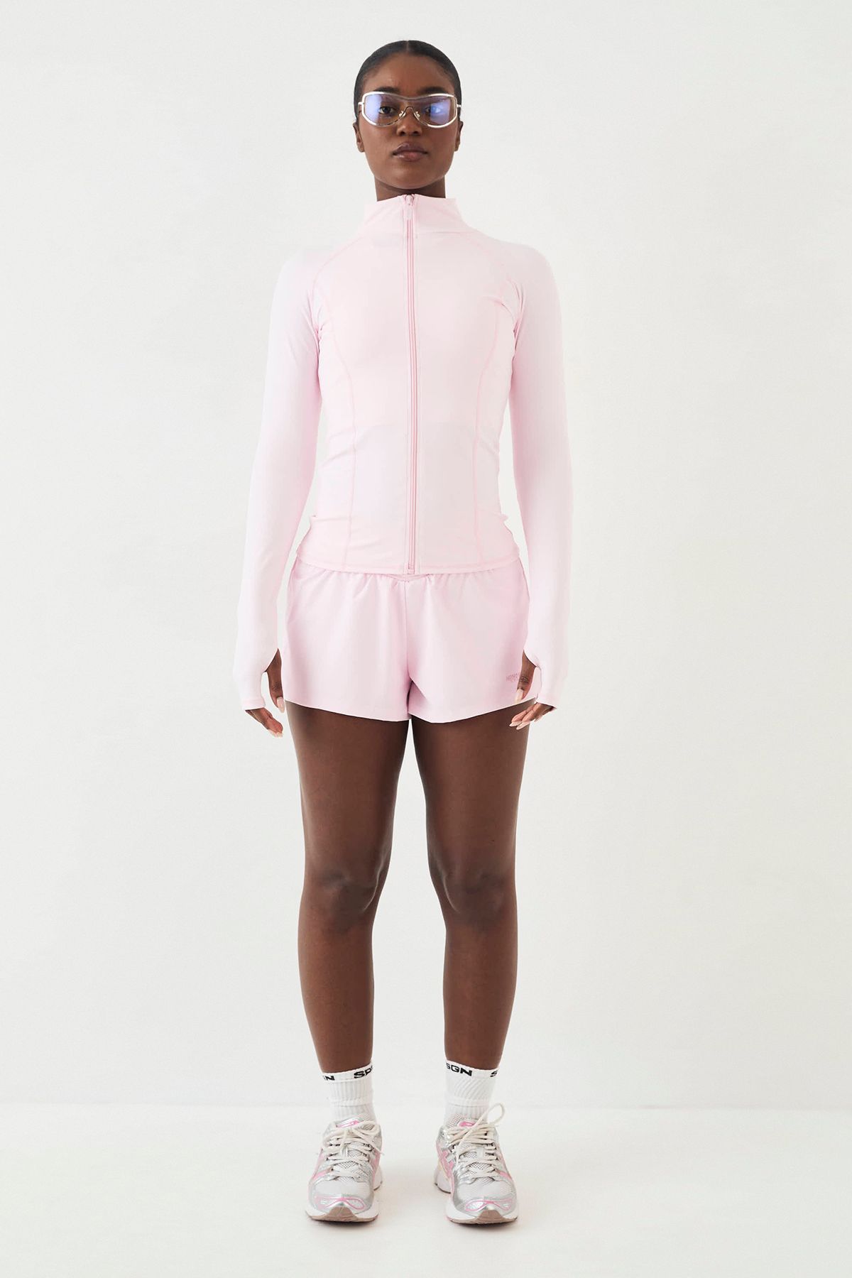 DSGN Studio DSGN Studio Ultra Sculpt Zip Through Sports Jacket Marshmallow Pink image 5