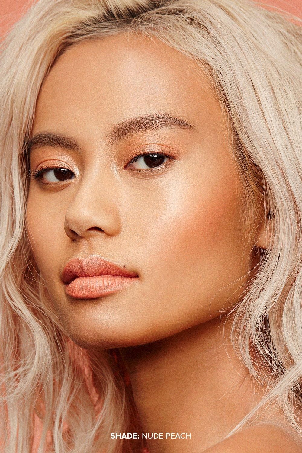 Nudestix Nudies All Over Face Matte Blush Nude Peach image 6