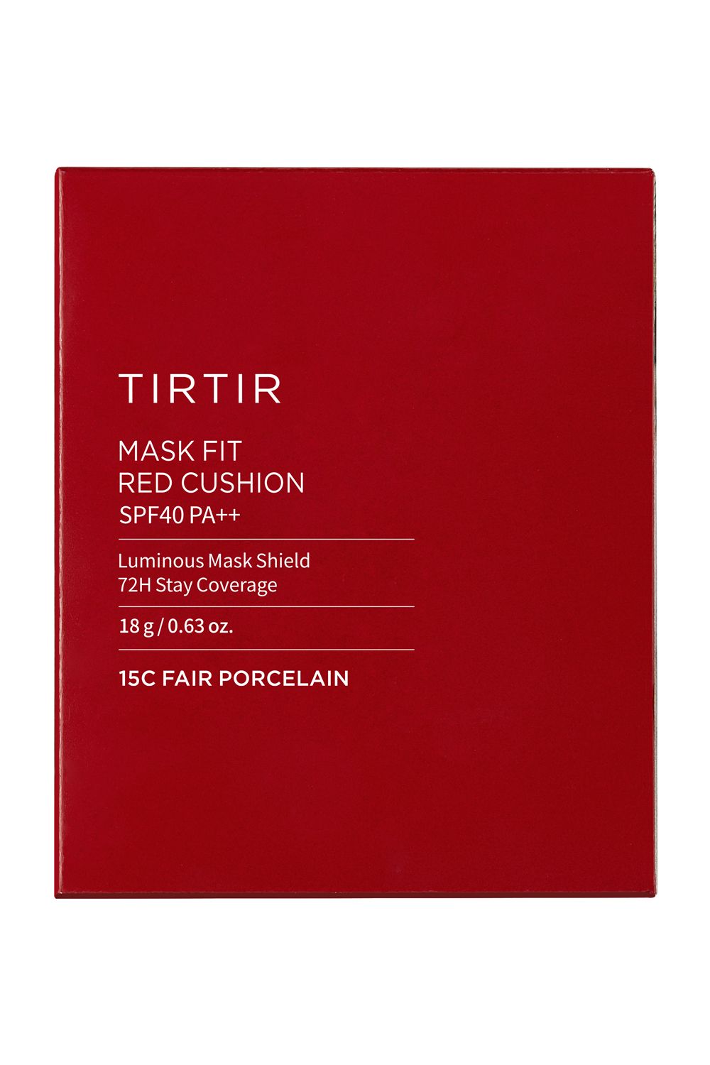 TIRTIR Mask Fit Red Cushion SPF40 PA++ 18g 15c Fair Porcelain image 3