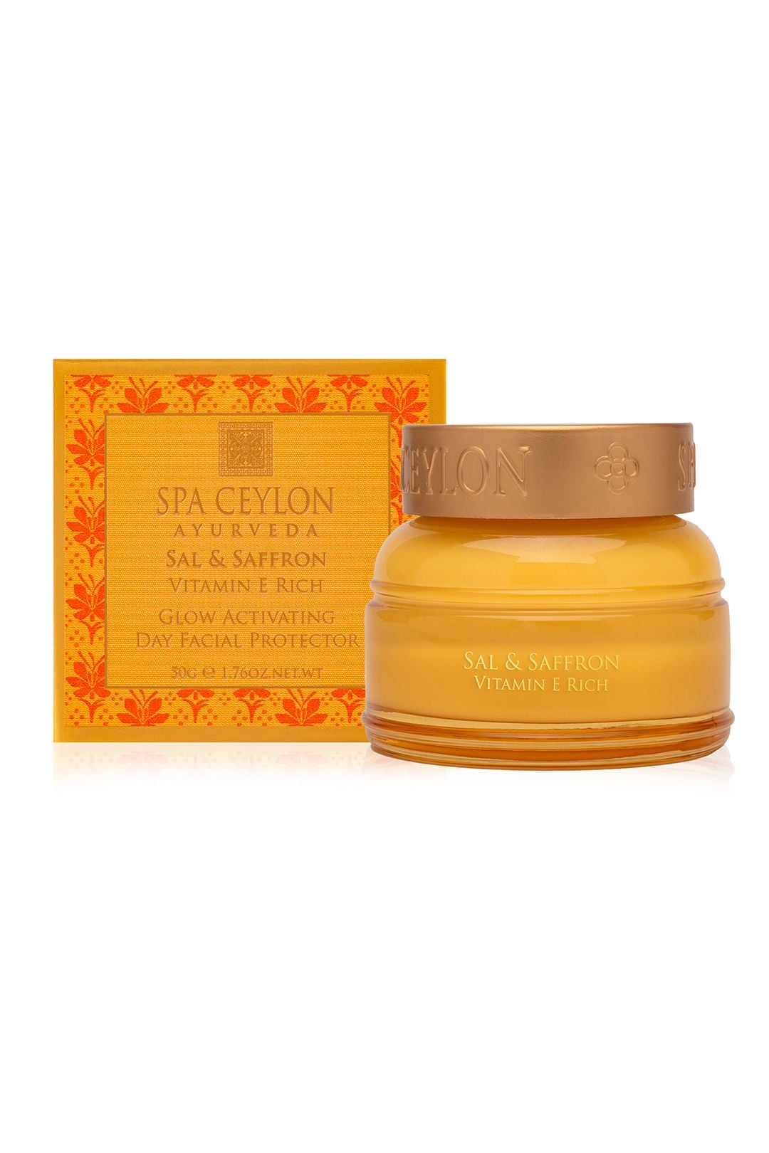 Spa Ceylon Sal & Saffron - Vitamin E Rich Glow Activating  Day Facial Protector  50g image 1