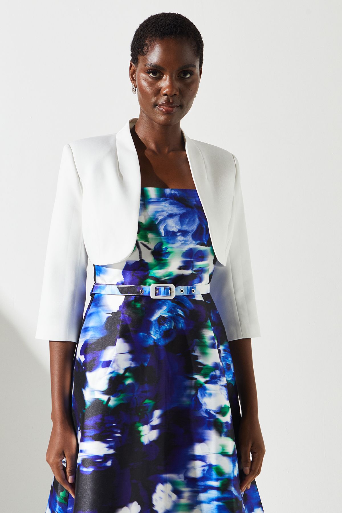 Coast Crop Sleeve Bolero Jacket Ivory