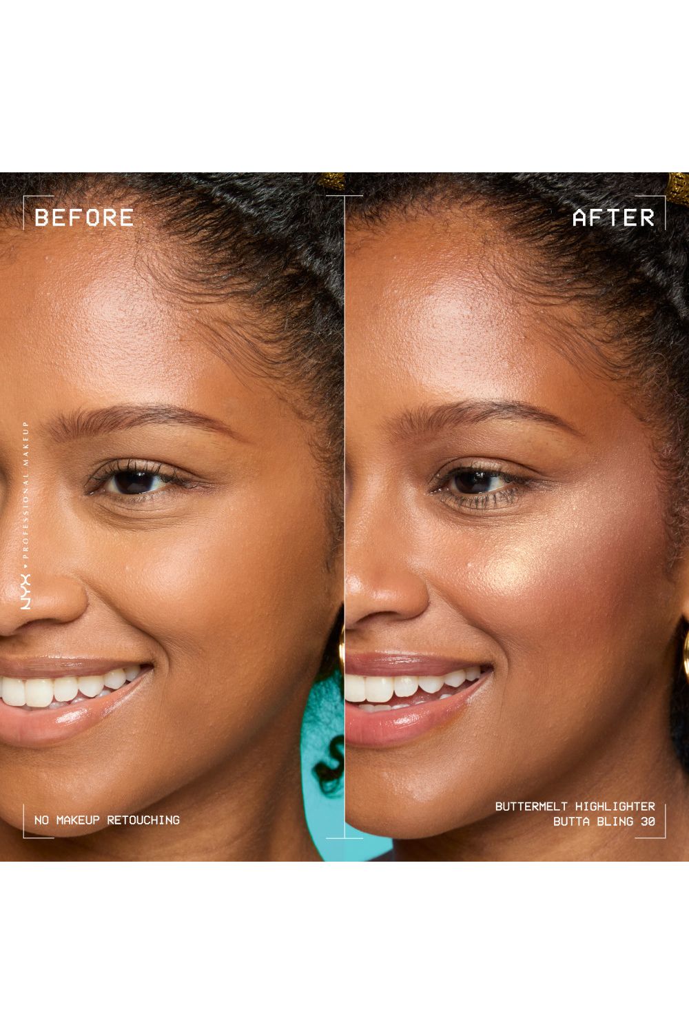 NYX Professional Makeup Buttermelt Highlighter 5g Butta Bling image 3