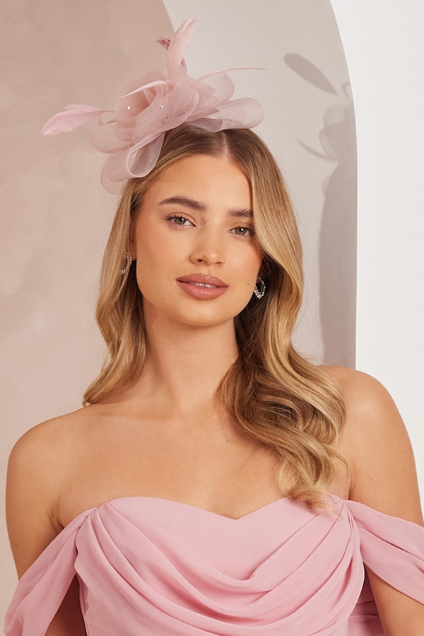 Quiz Pale Pink Flower Headband Fascinator