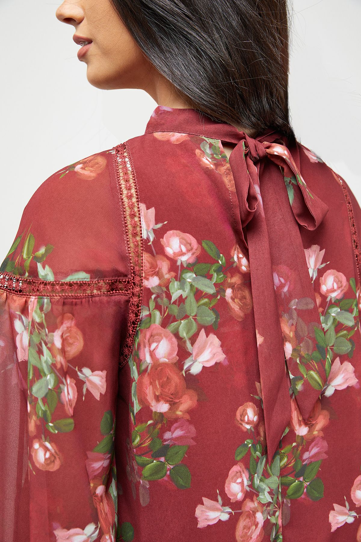 Oasis Lace Panel Boho Top Multi image 2