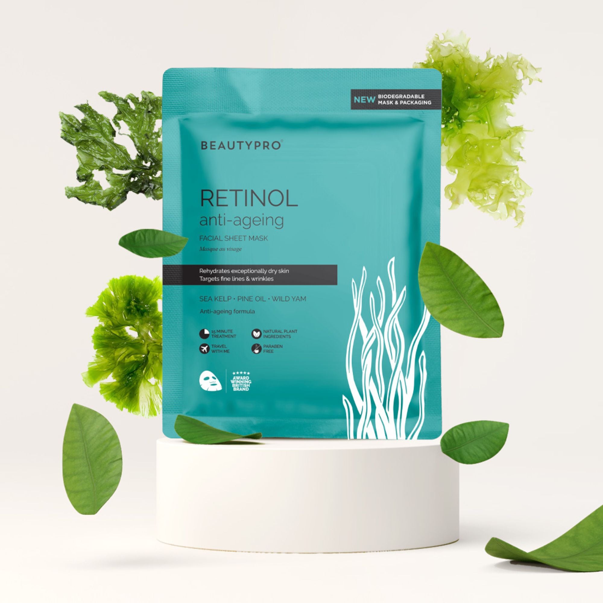 BEAUTYPRO Retinol Renewing Sheet Mask - Pack Of 4 image 6