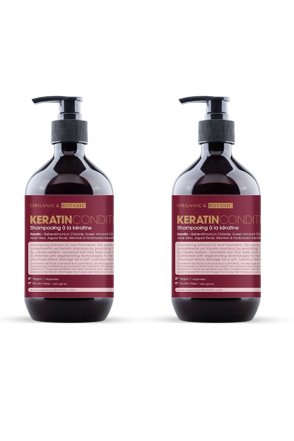 Organic & Botanic Keratin Conditioner 500ml x 2 Duo Pack