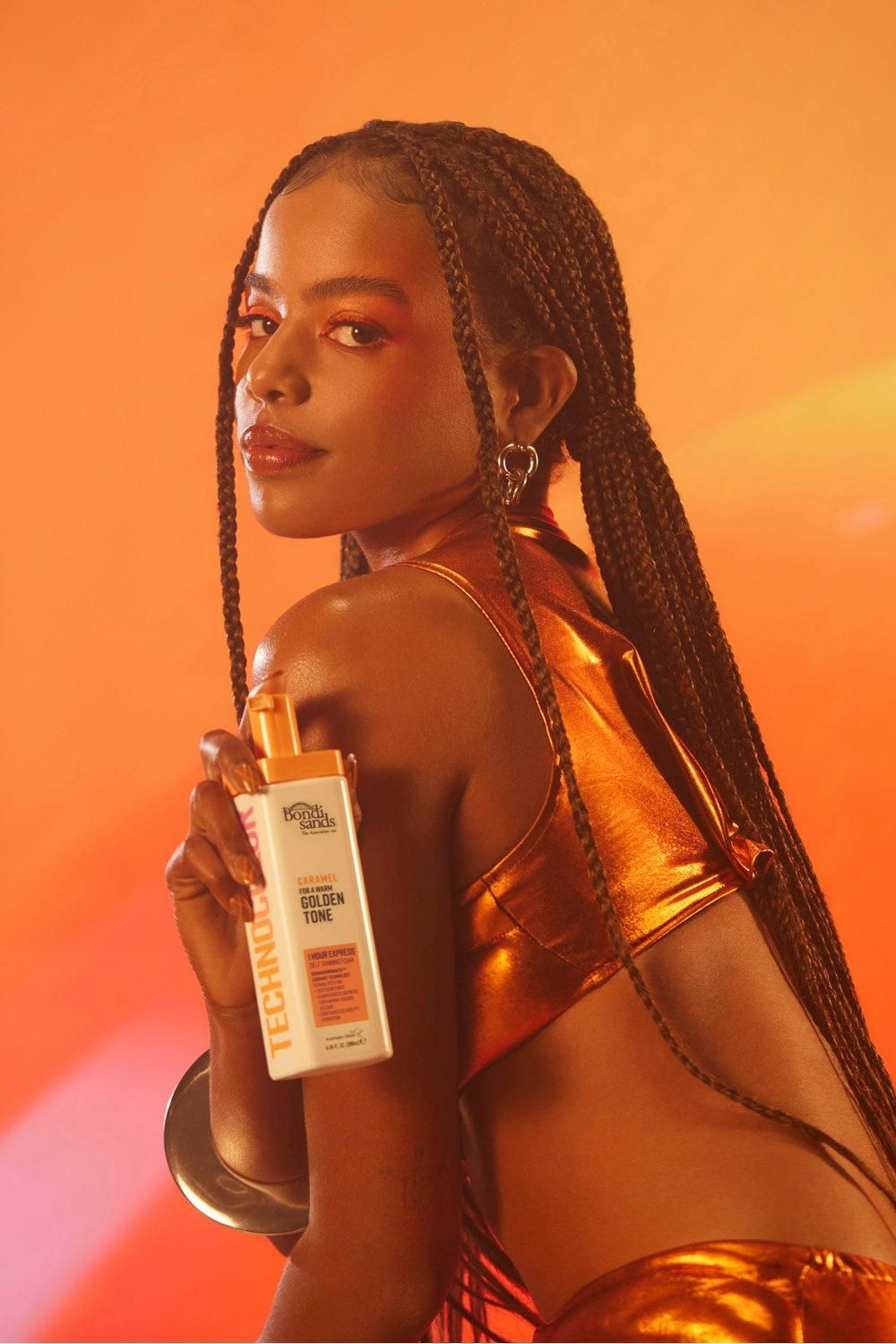 Bondi Sands Technocolor 1 Hour Express Self Tanning Foam - Caramel Warm Golden Tone 200ml Caramel image 3