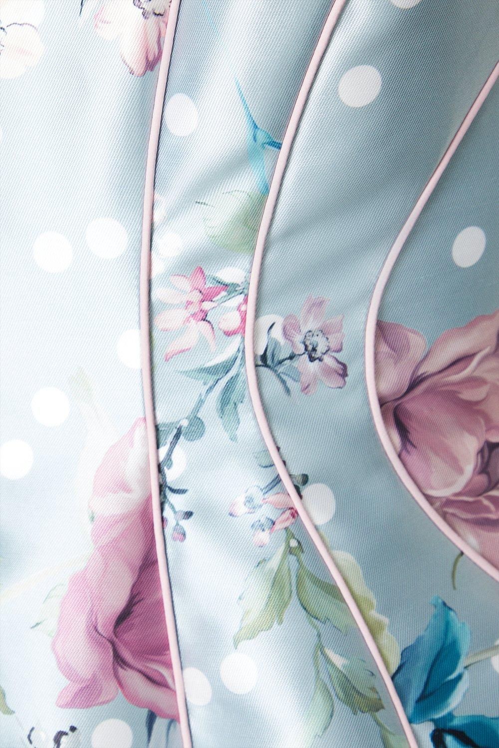 Coast Floral Print Twill Midi Cami Dress Sage image 6