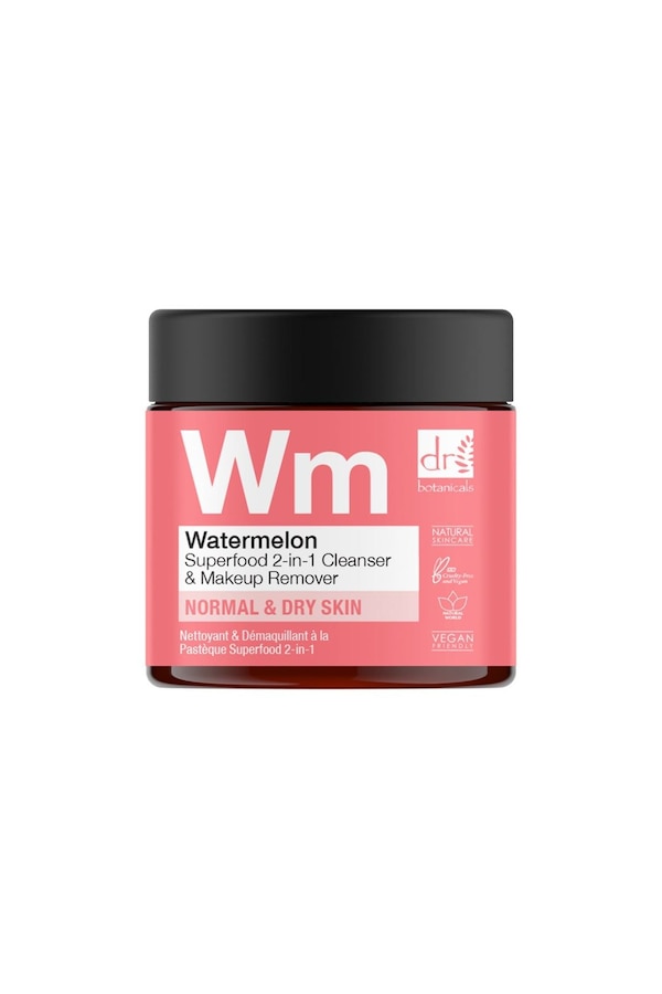 Dr. Botanicals Watermelon Superfood 2-In-1 Cleanser & Makeup Remover 60ml