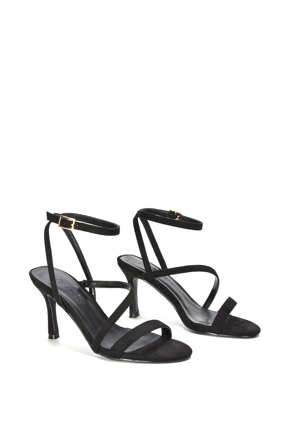 XY London 'Sherry'' Strappy Barely There Stilettos Heel Shoes image 4