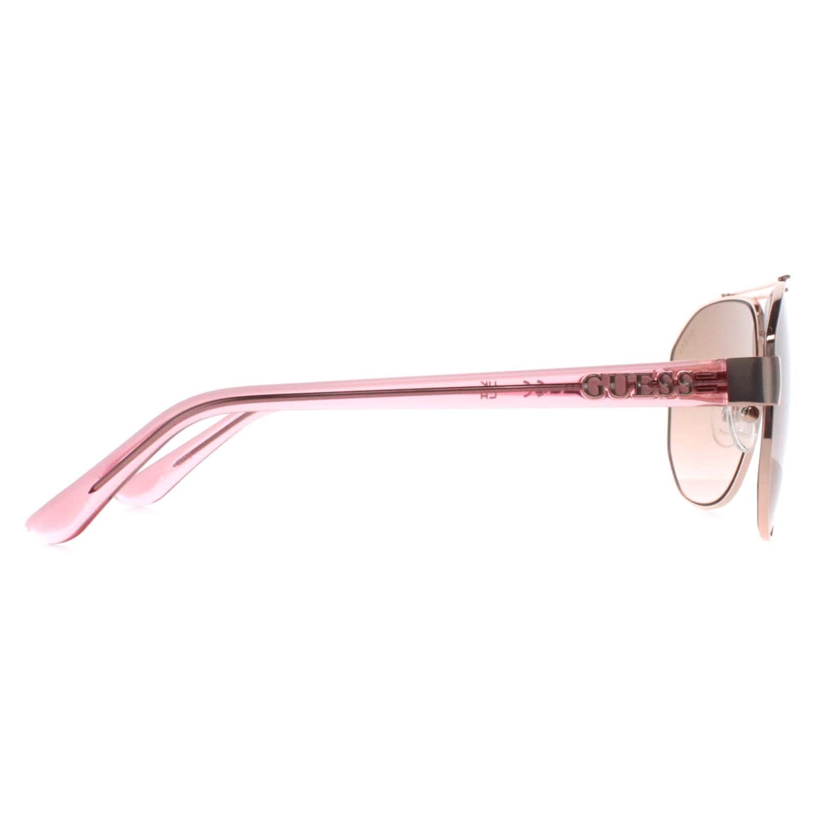 Guess Aviator Rose Gold Brown Gradient GF6145 image 4