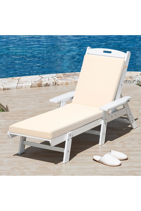 Living and Home Comfortable Outdoor Solid Color Bench Cushion