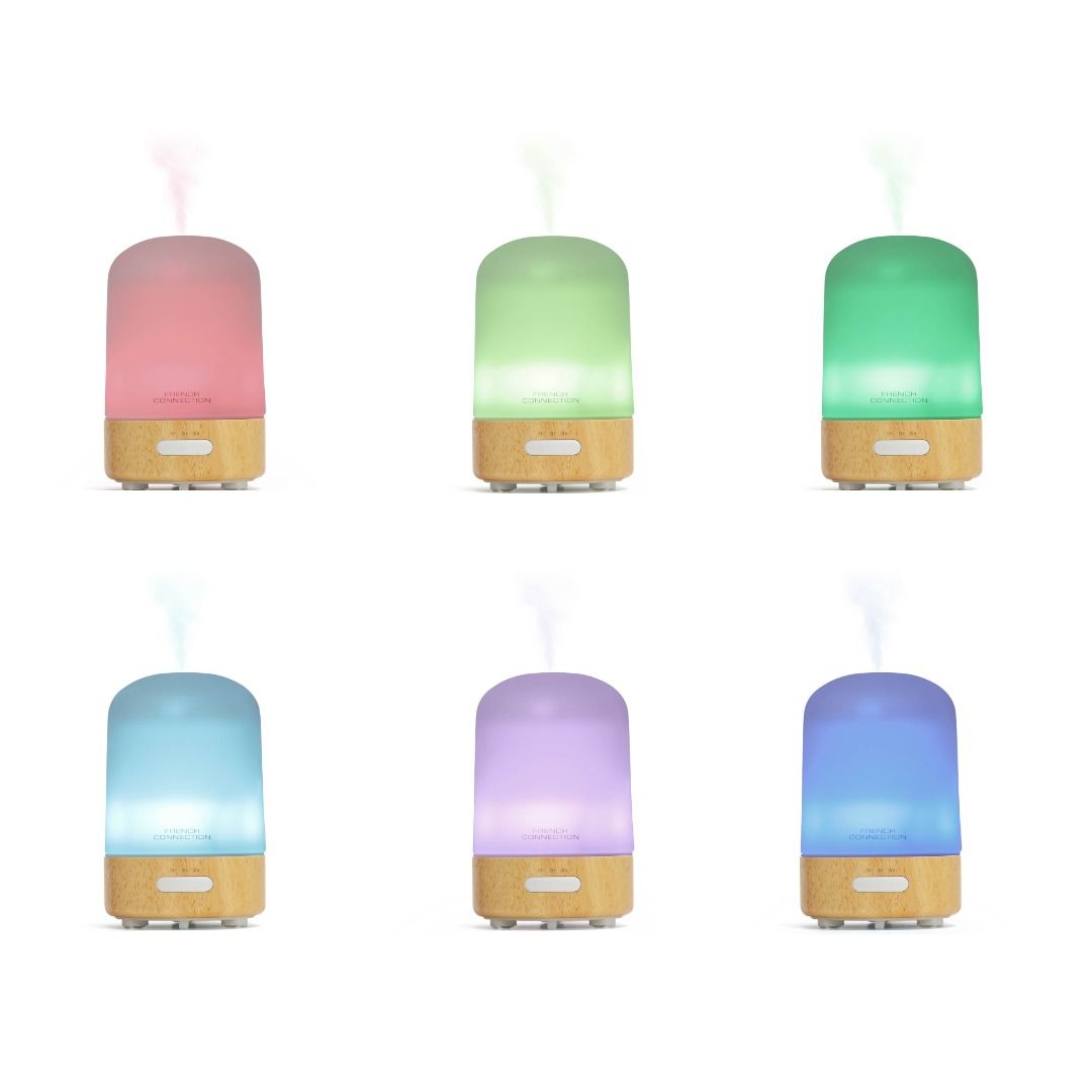 French Connection Ultrasonic LED Light Essential Oil Diffuser 100ML image 5