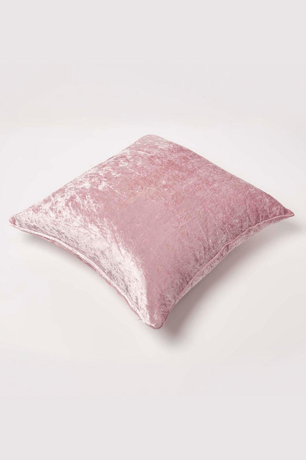 Homescapes Luxury Crushed Velvet Cushion Cover image 4