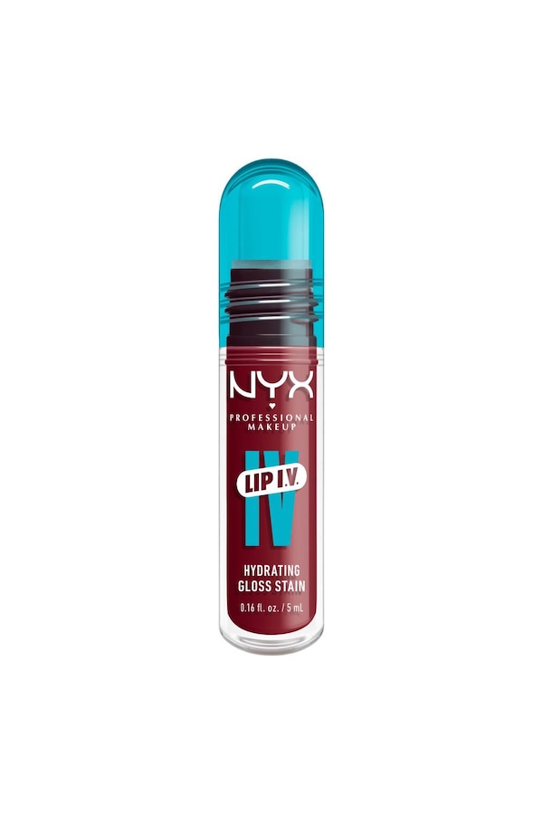 NYX Professional Makeup Lip IV Hydrating Gloss Stain, Lip Gloss 5ml Blush Rush