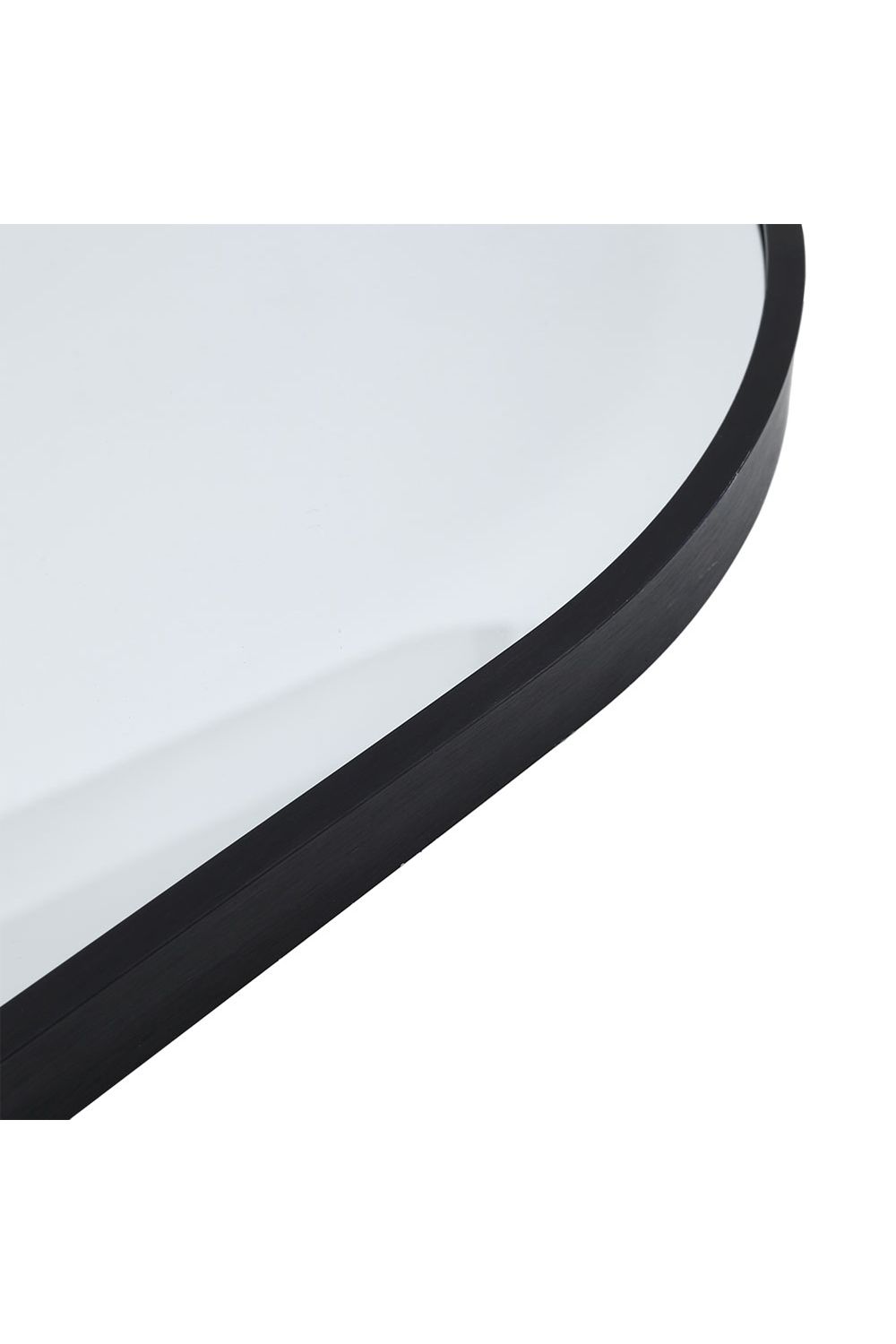 Living and Home 50x 70cm Modern Arched Metal Frame Bathroom Wall Mirror image 6