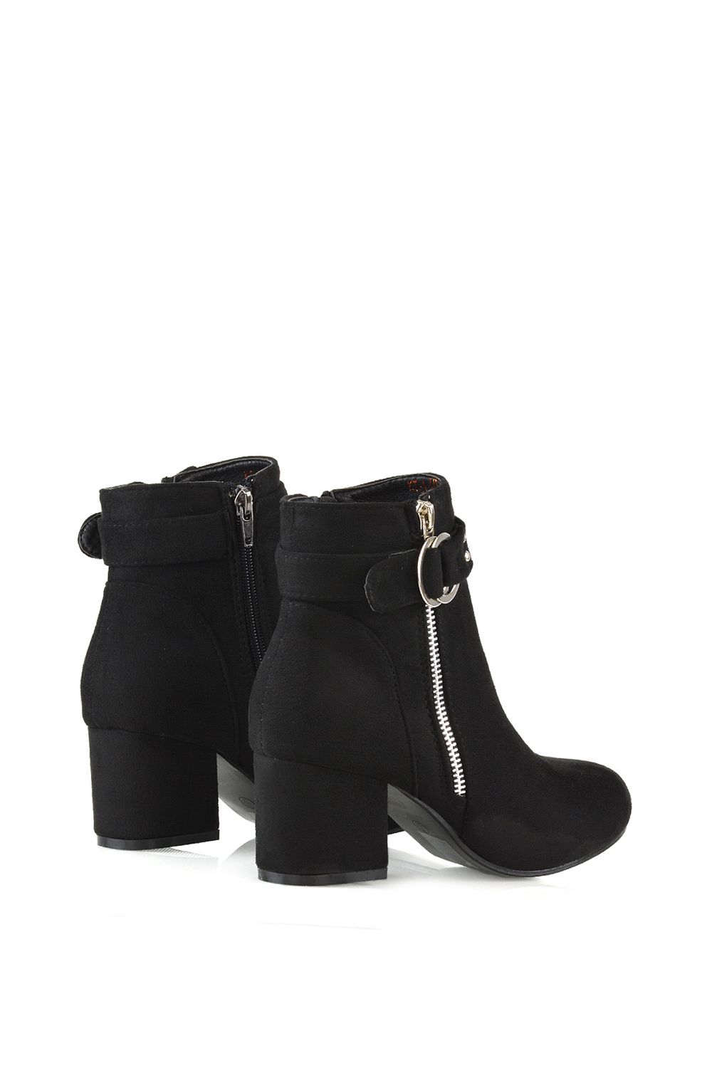 XY London 'Lakesha' Mid Block Heel Ankle Boots image 3