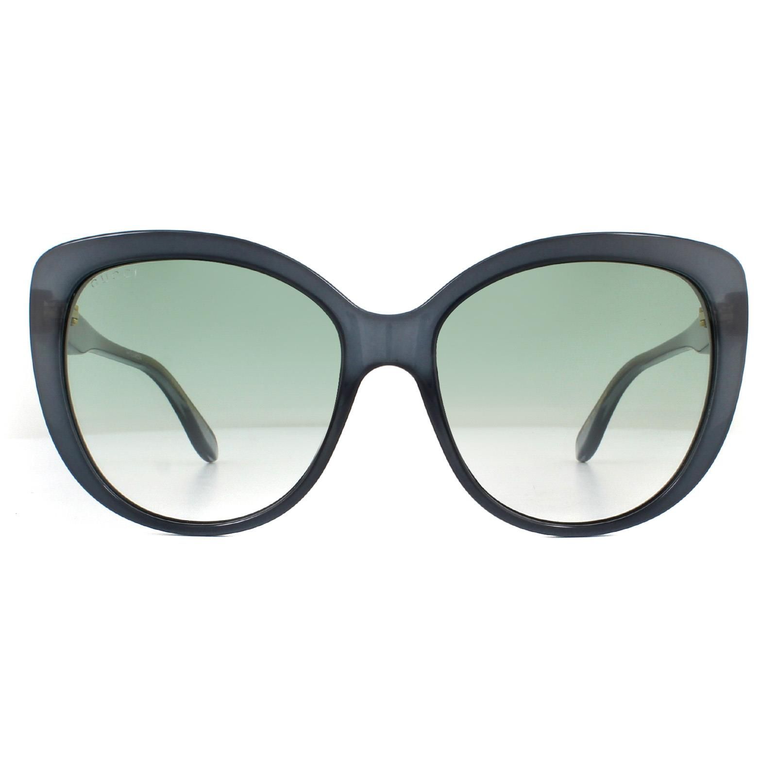 Gucci Cat Eye Blue Green Gradient Sunglasses image 1