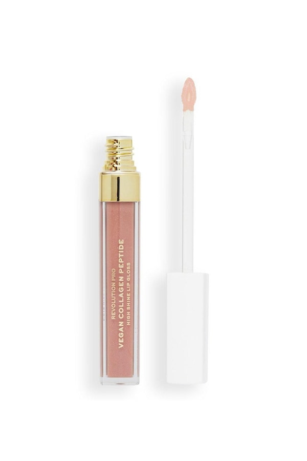Revolution Vegan Collagen Peptide High Shine Lip Gloss Cashmere