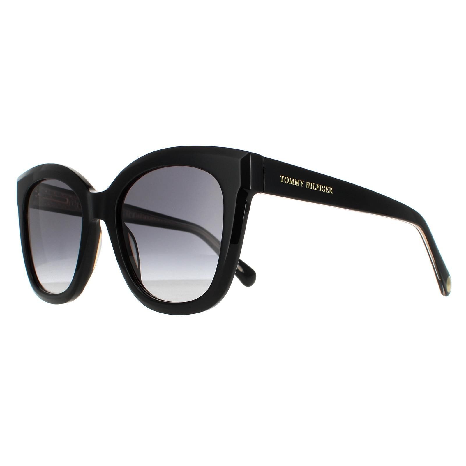 Tommy Hilfiger Cat Eye Black Dark Grey Gradient TH 1884/S image 2