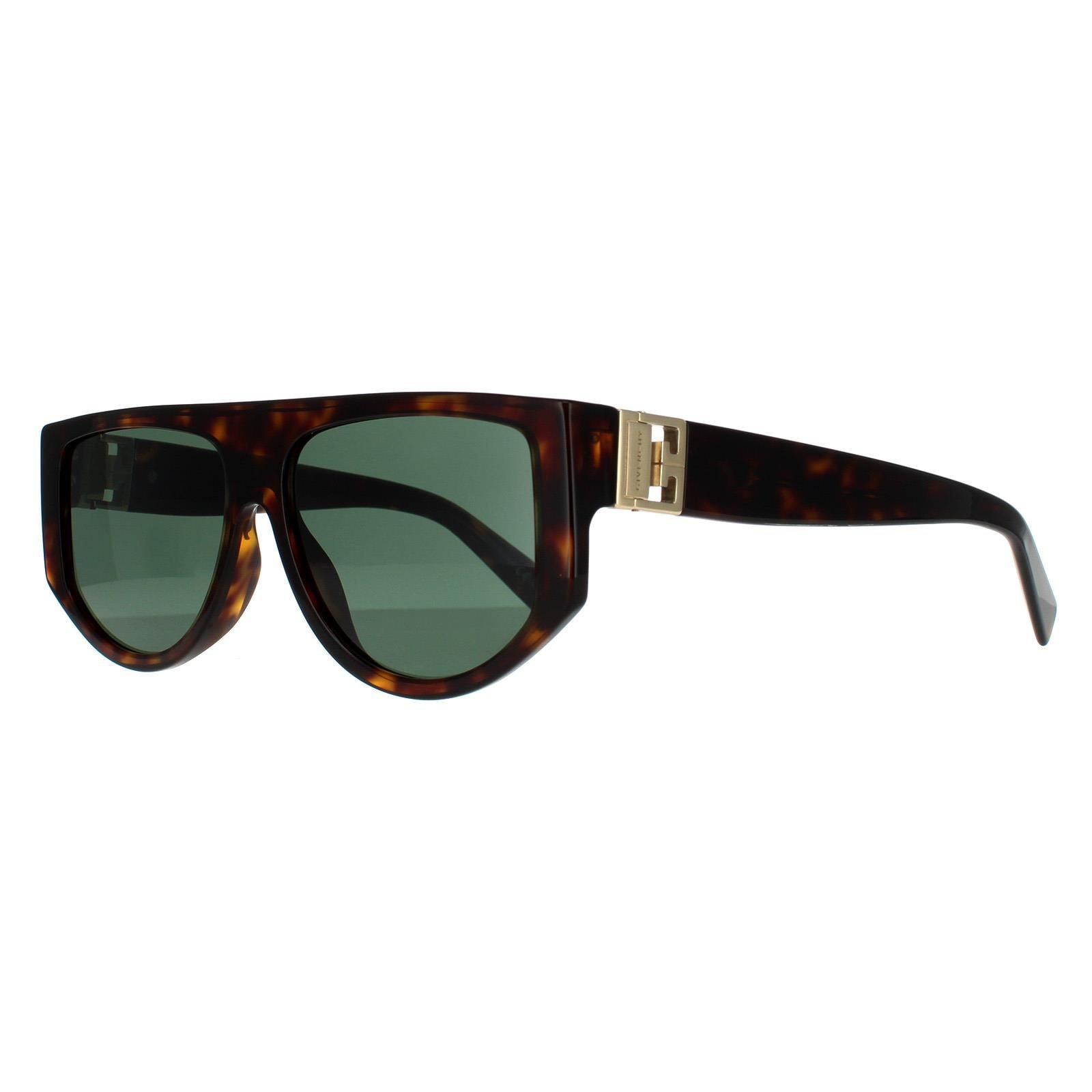 Givenchy Rectangle Havana Green GV7156/S Sunglasses image 2