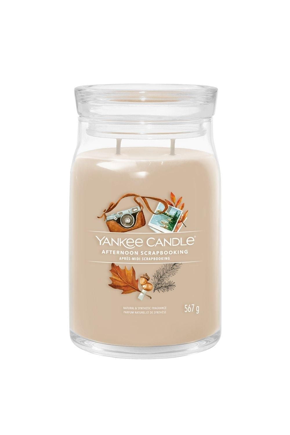 Yankee Candle Afternoon Scrapbooking Signature Large Jar Candle Multi image 1