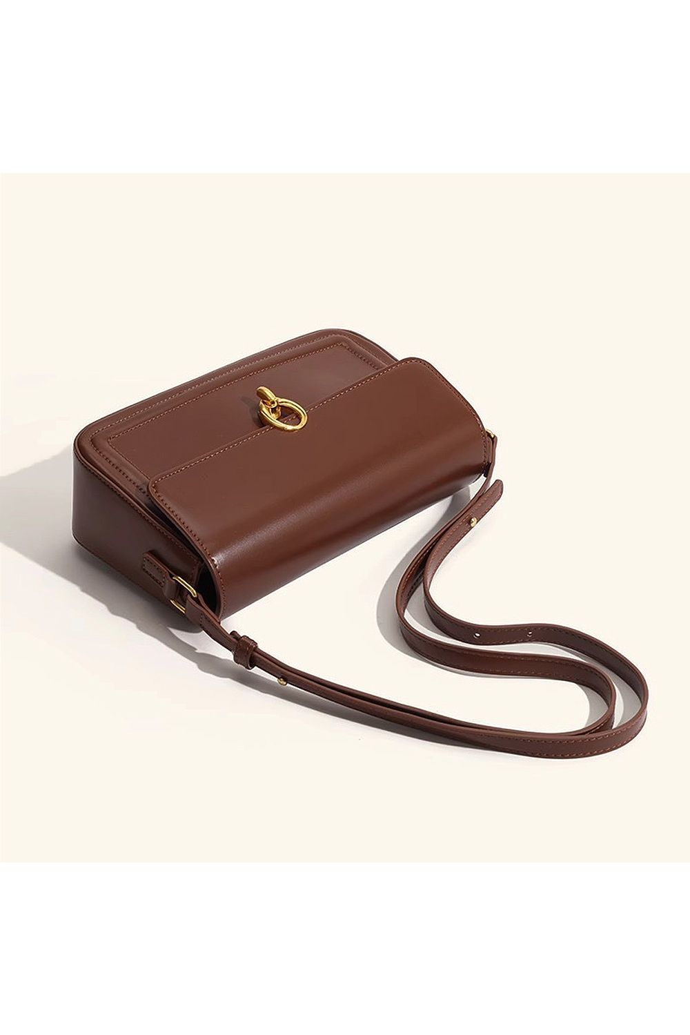 XY London 'Adele' Shoulder Handbag With Clasp and Adjustable Strap image 3