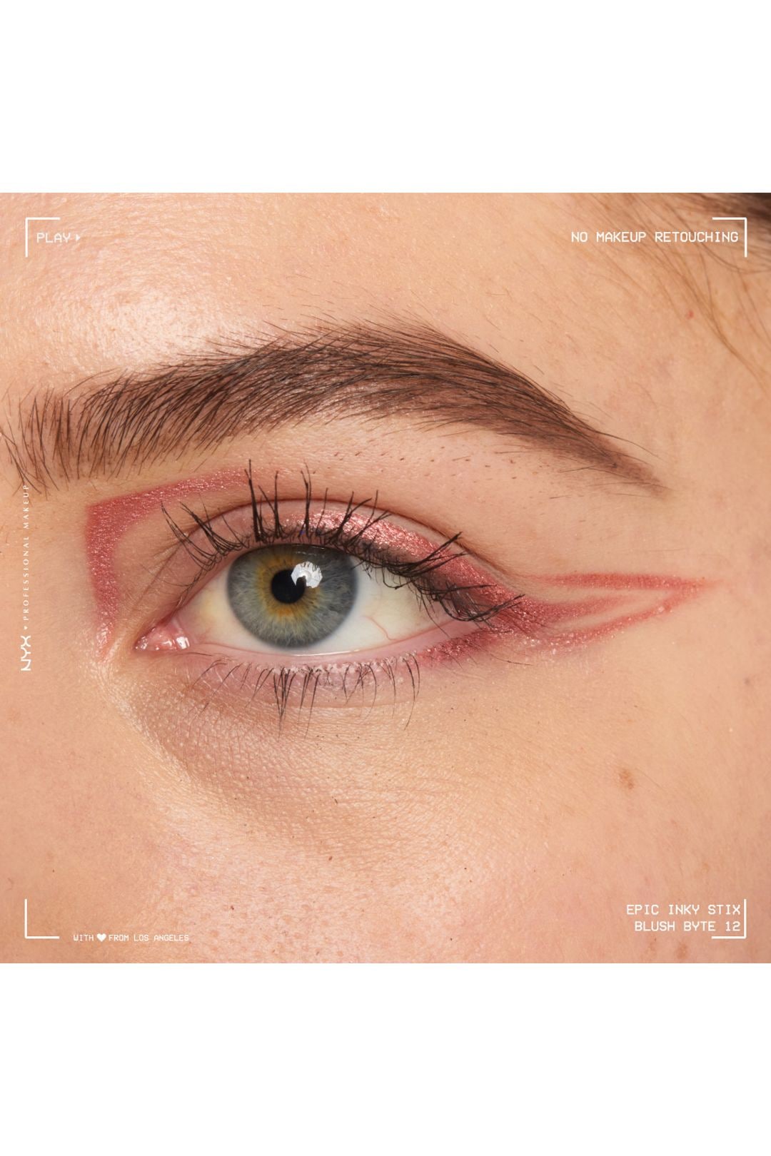 NYX Professional Makeup Epic Inky Stix Cream Gel Eyeliner 0.1g Blush Byte image 5