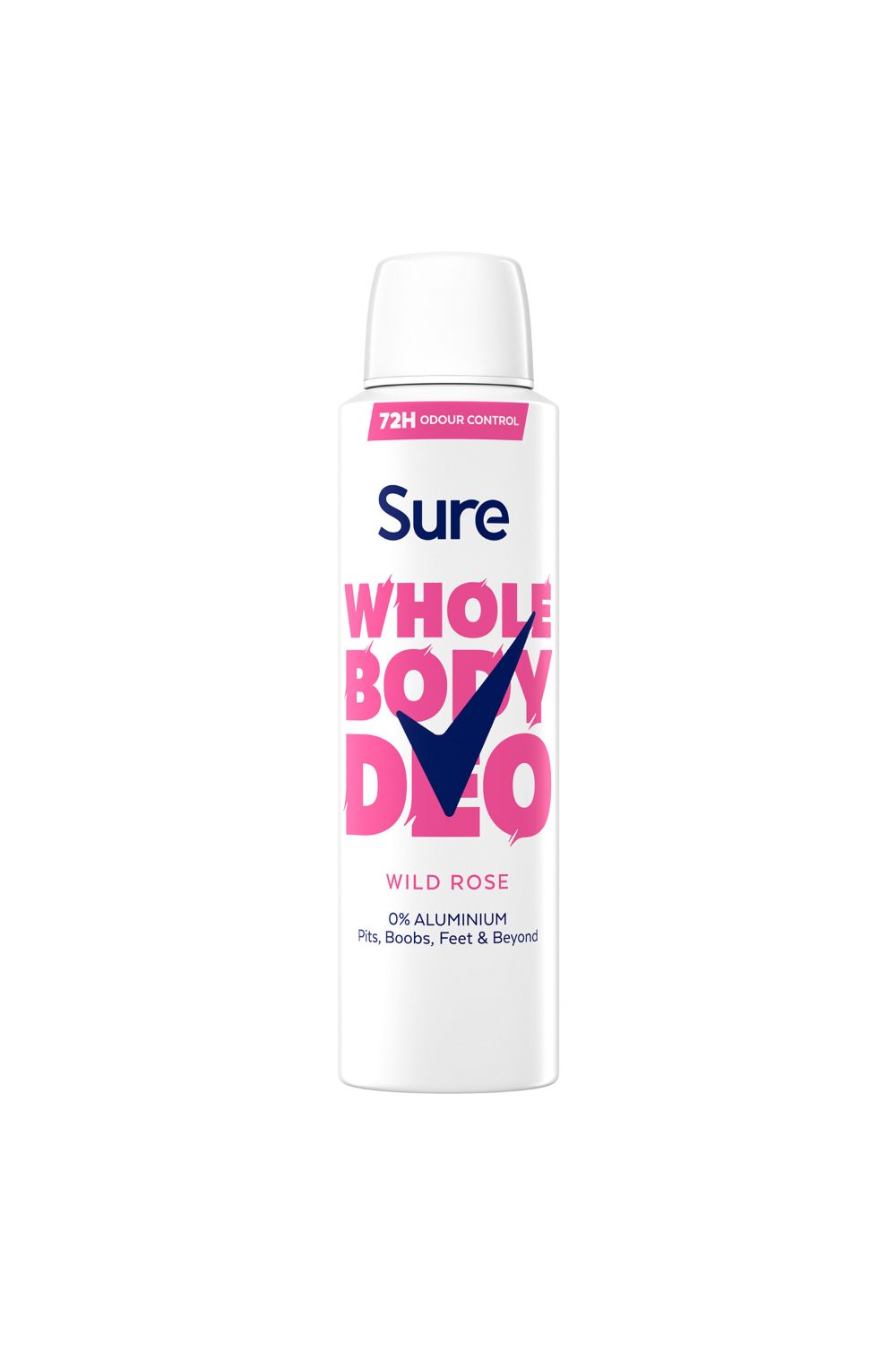 Sure Wild Rose Whole Body 'Deodorant Spray' Aluminium Free 150ml, 6pk image 5