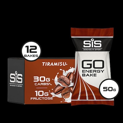 Science in Sport GO Energy 50g Bake - 30g Carbs - Tiramisu - 12 Pack