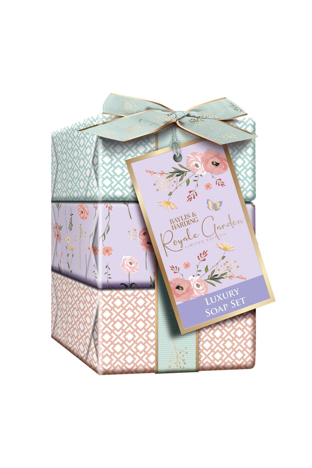 Baylis & Harding Royale Garden Luxury Wrapped Soaps Gift Set Multi image 2