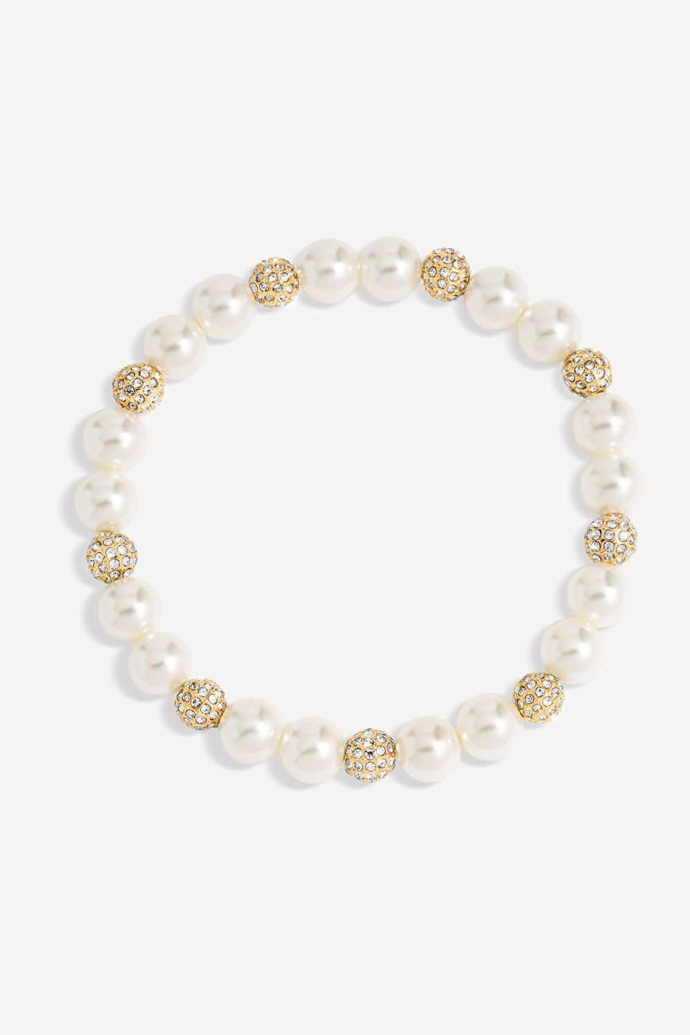 Jon Richard Silver Plated Pearl And Crystal Bracelet image 1