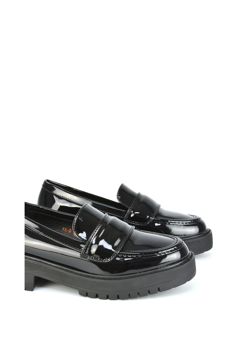 XY London 'Kourtney' Chunky Sole Slip on Flat Loafers image 2