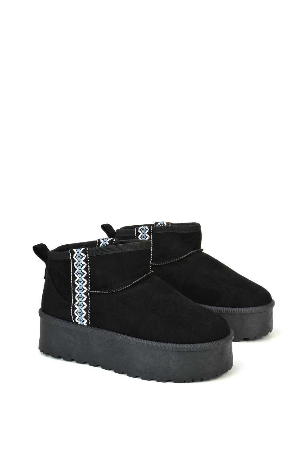 XY London 'Thea' Warm Aztec Mini Ankle Boots image 2