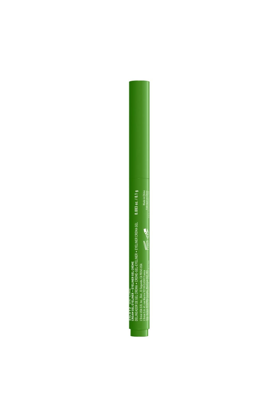 NYX Professional Makeup Epic Inky Stix Cream Gel Eyeliner 0.1g On Lime image 2