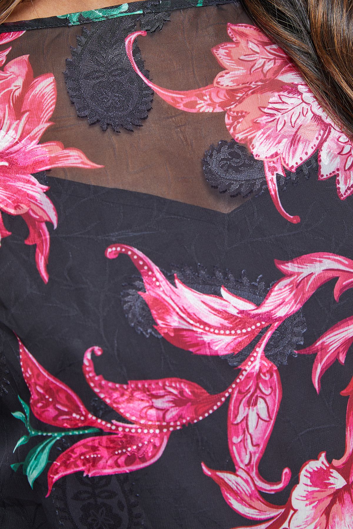 Oasis Printed Boho Tie Sleeve Mini Dress Floral image 5