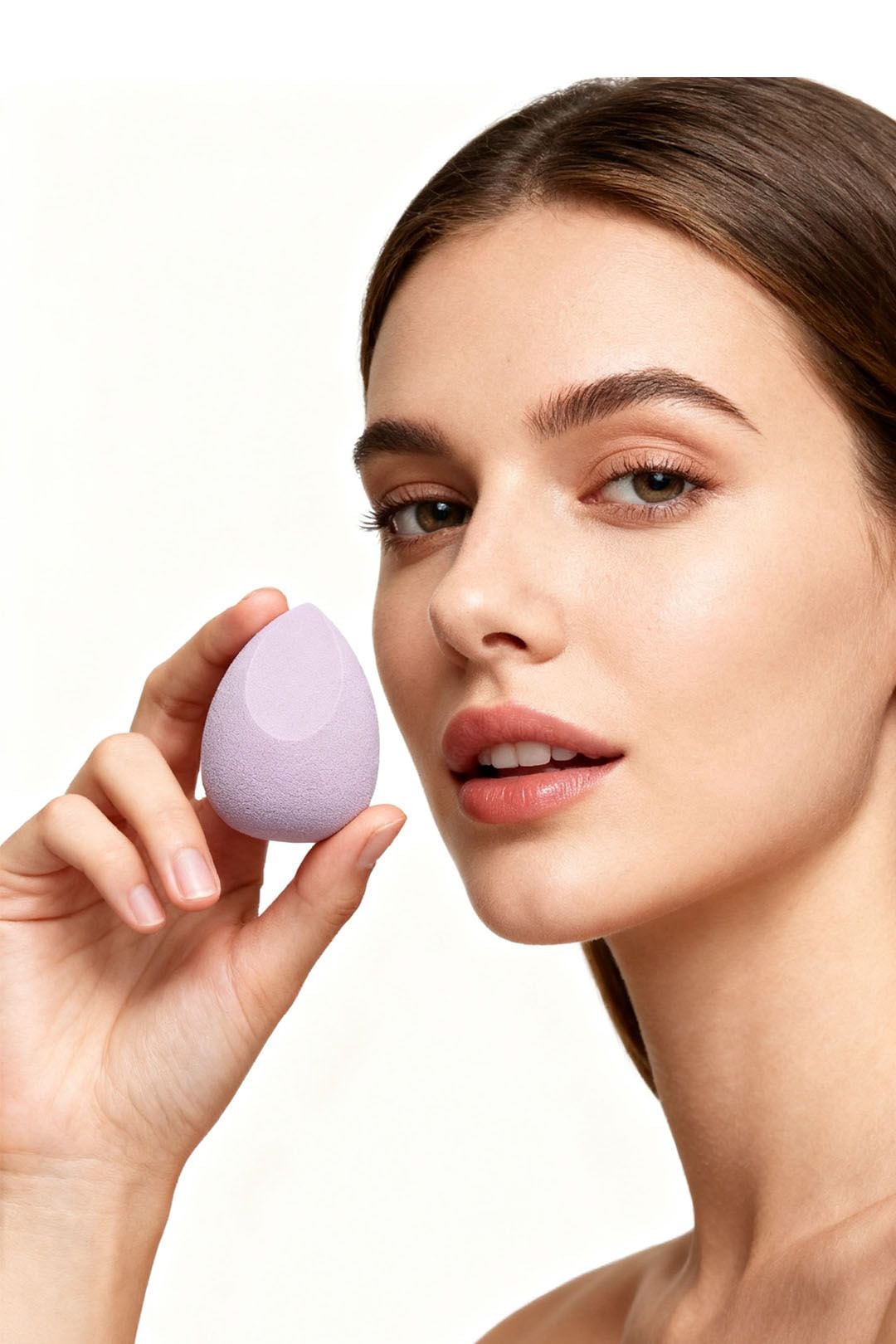 SHEONLY 4Pcs Makeup Sponge Beauty Blender Set image 2