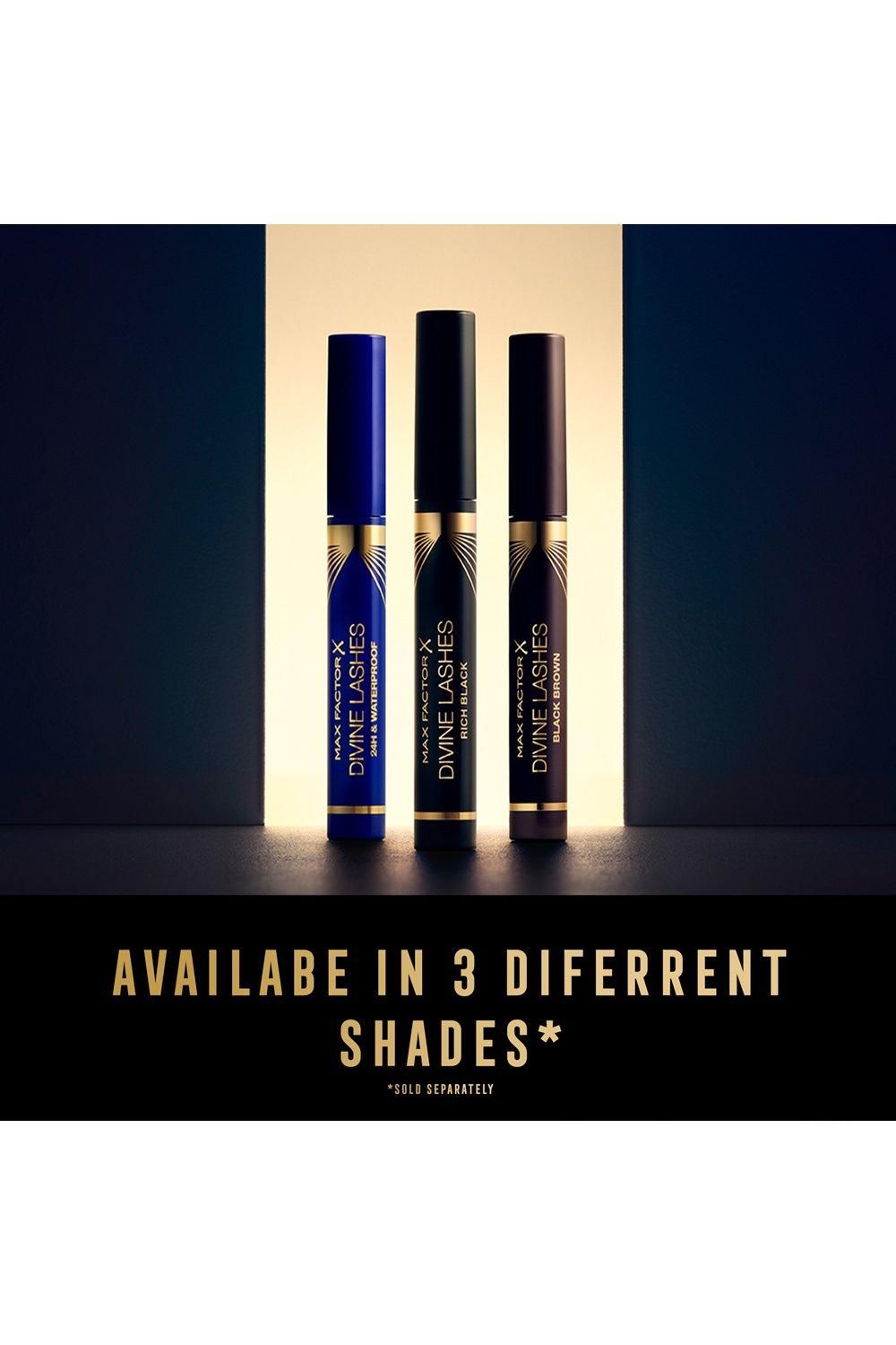 Max Factor Divine Lashes Mascara Water Proof Mascara 24H & Waterproof Black image 7