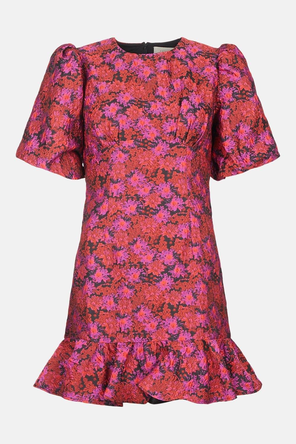 Coast Jacquard Mini Dress Multi image 4