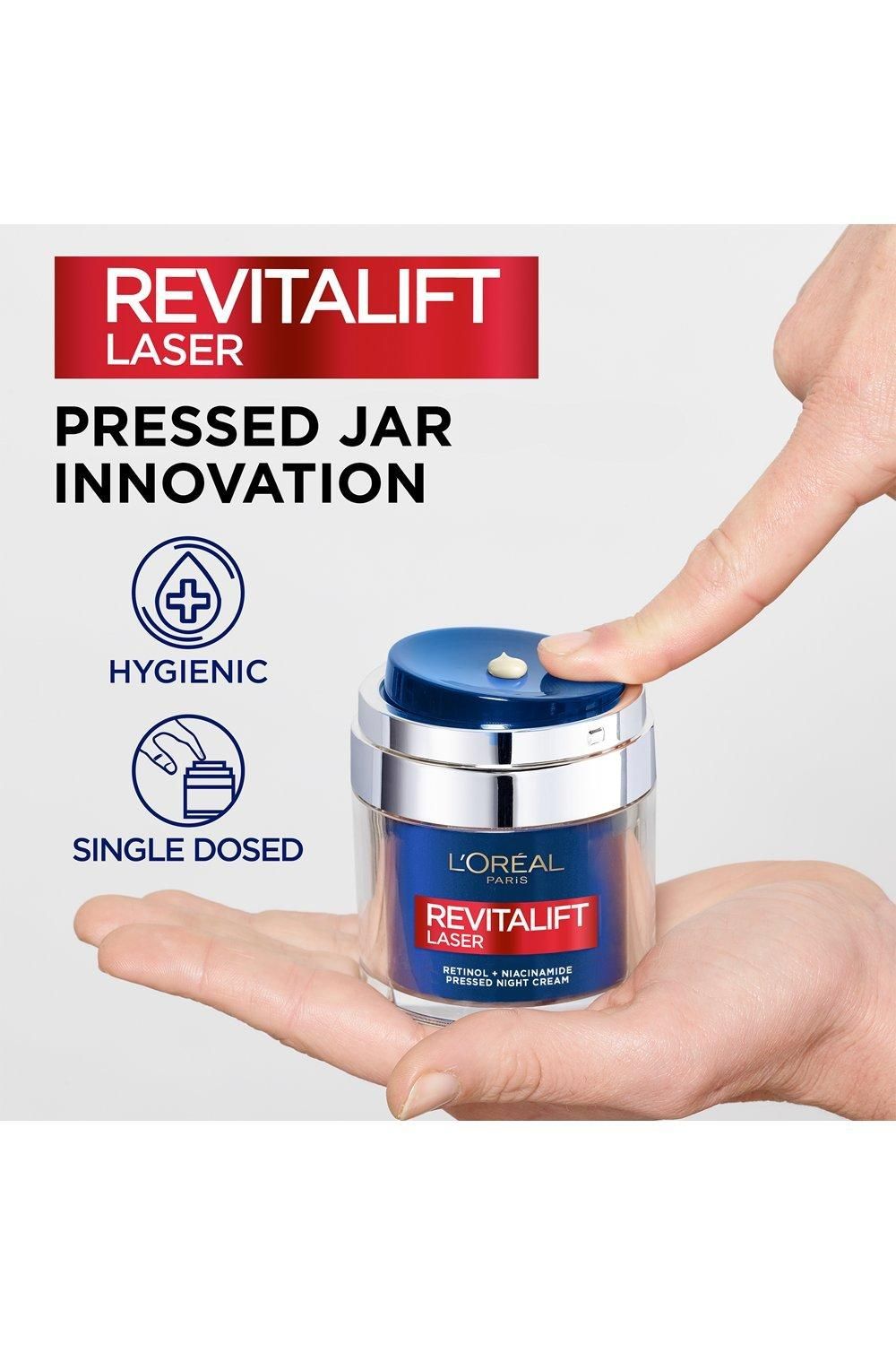 L'Oréal Paris Retinol and Niacinamide Night Cream Revitalift Laser Pressed Cream Multi image 5