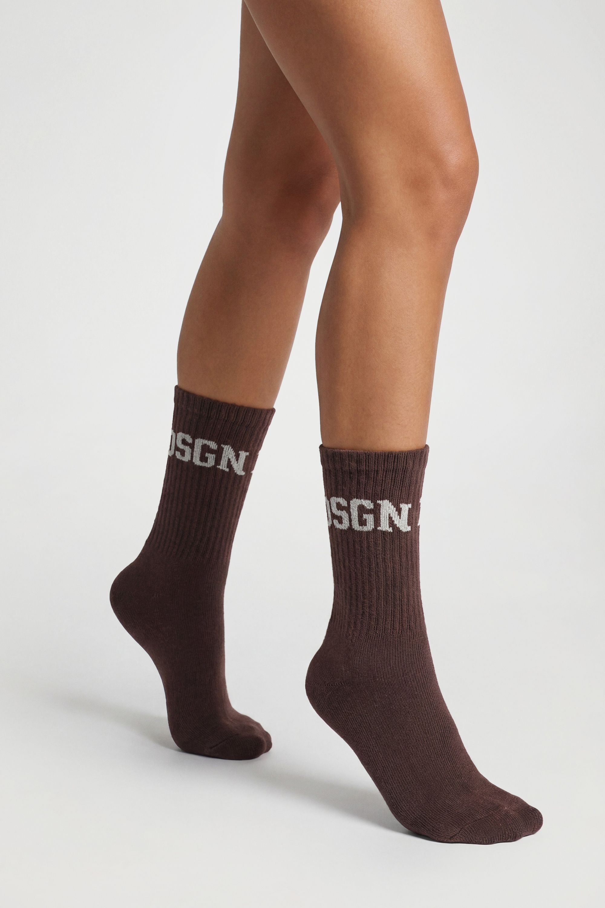 DSGN Studio DSGN Studio Collegiate Sports Socks Dark Chocolate